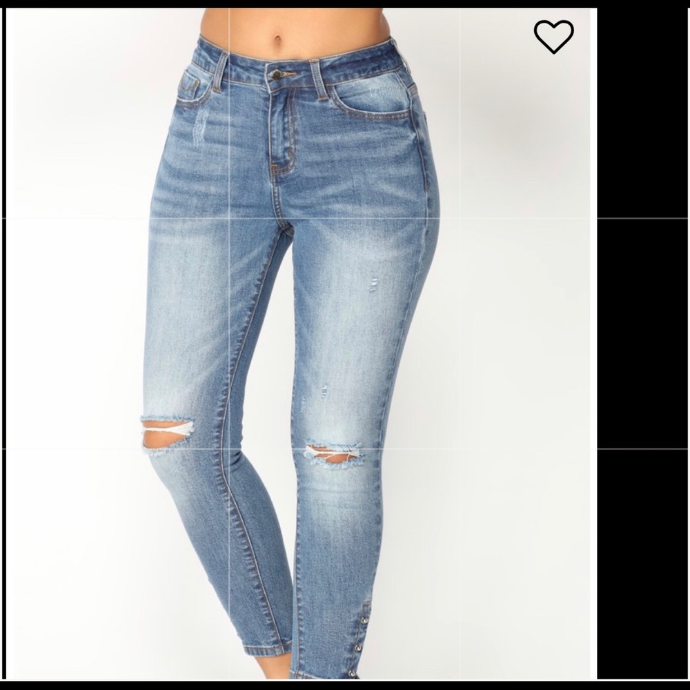 Fashion nova high rise jeans